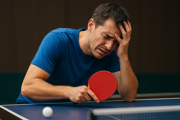 Comment rebondir mentalement après une grosse contre au tennis de table