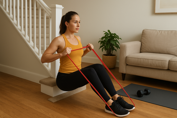 Programme spécial détente sans salle de sport : élastiques, escaliers et poids du corps