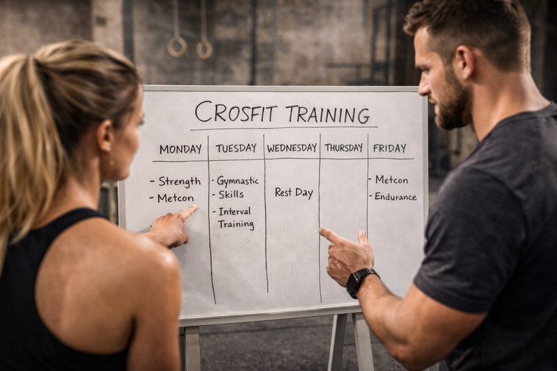 Comment organiser sa semaine de CrossFit : exemple de planning pour devenir fort, sec et endurant