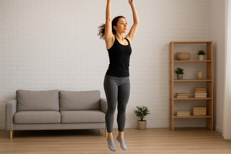 Comment améliorer sa détente verticale sans matériel : exercices simples à faire chez soi