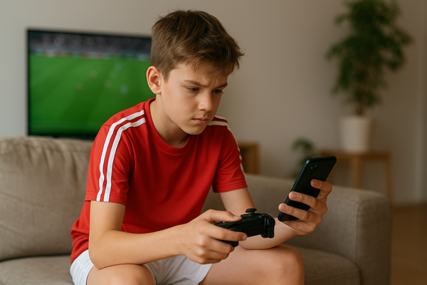 Foot, écrans et réseaux sociaux : protéger la concentration et l’estime de soi de ton jeune joueur