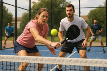 Padel mixte : comment battre des joueurs plus forts physiquement en jouant « intelligent »
