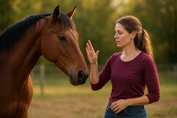 La voix, le souffle, la posture : utiliser ton corps comme un véritable langage auprès de ton cheval