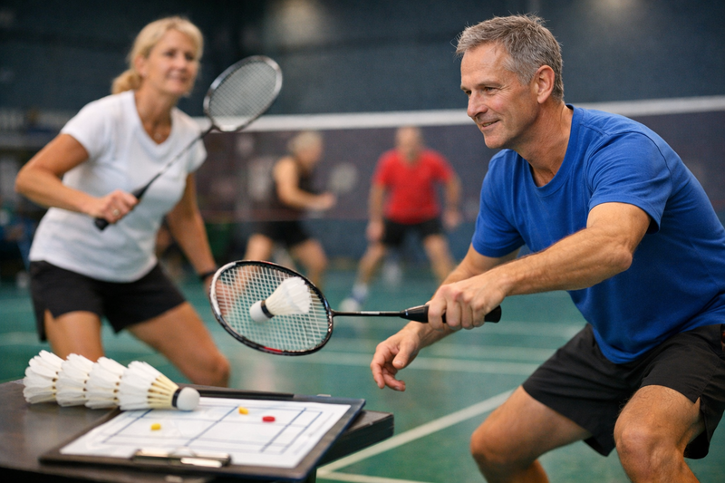 Le badminton pour les plus de 40 ans : gagner sans courir plus vite ni frapper plus fort