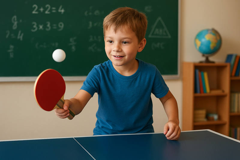 Comment le ping-pong aide les enfants à mieux réussir à l’école (concentration, mémoire, discipline)