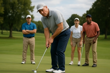 Golf lent, pression du groupe derrière : comment garder ton calme et mieux jouer malgré tout