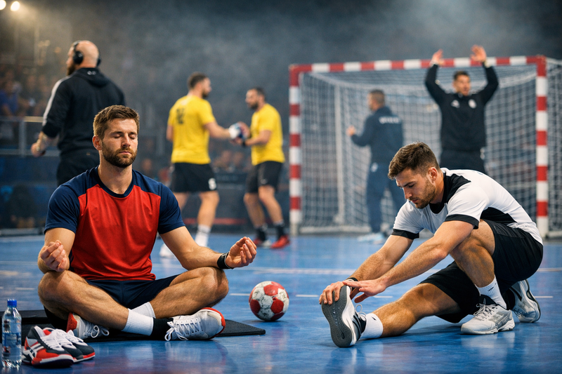 Handball : routines d’avant-match des joueurs pros pour entrer en état de performance maximale