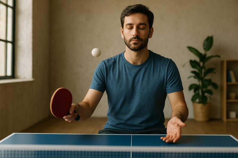 Tennis de table et pleine conscience : transformer chaque échange en séance de méditation active