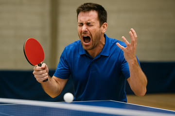 Ping-pong et gestion des émotions : comment ne plus exploser après un point important perdu