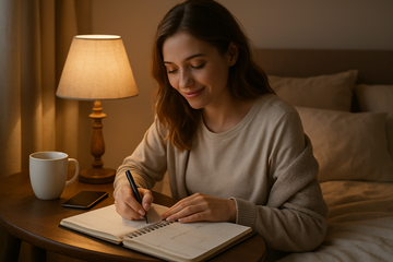 Routine du soir douce : préparer ton lendemain pour être constant sans effort
