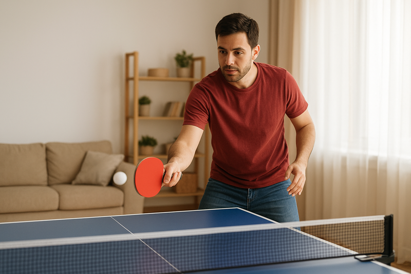 Ping-pong en appartement : comment progresser sans club, sans coach et avec très peu de matériel