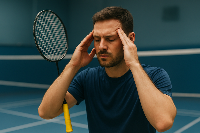 Routine mentale de 5 minutes avant un match de badminton pour jouer comme à l’entraînement