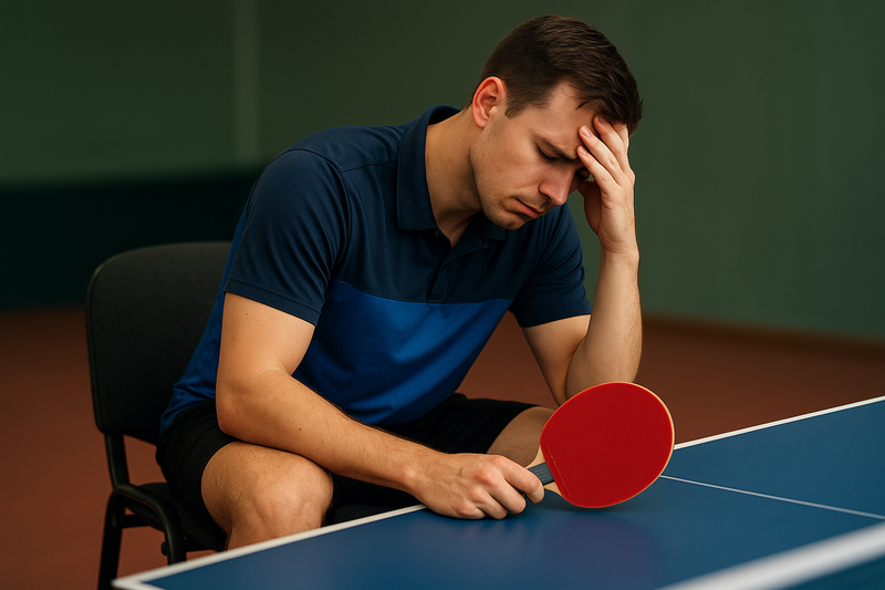 Tennis de table : routines entre les points pour casser la spirale négative pendant un match