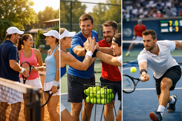 Tennis après 30 ans : comparer club loisir, équipe et compétition pour choisir la bonne voie de progression
