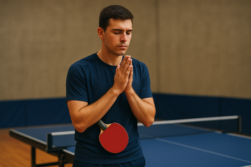 Routine mentale avant match au tennis de table : exemple complet à copier et adapter à ton niveau