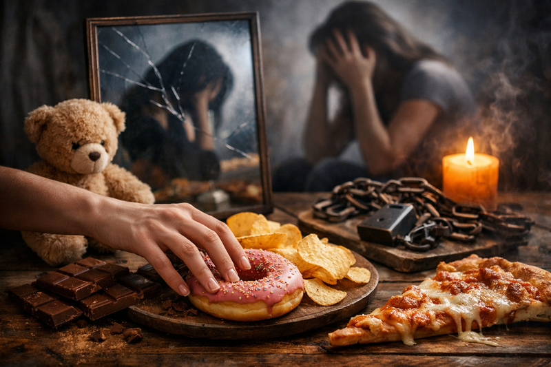 Traumas, honte et nourriture : comprendre les blocages invisibles qui pilotent tes fringales