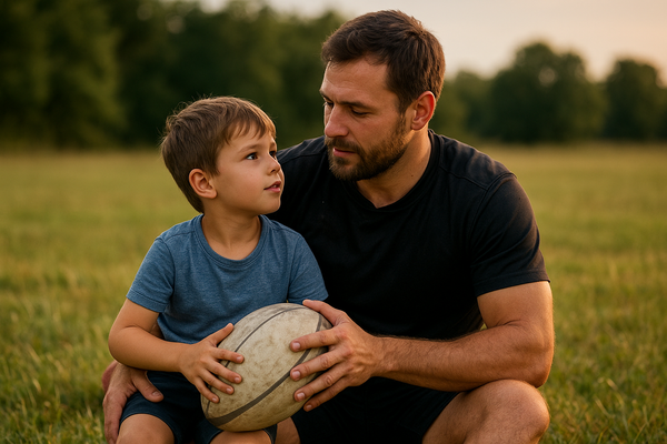 Rugby et paternité : que transmettre à ses enfants quand on a soi-même quitté le terrain