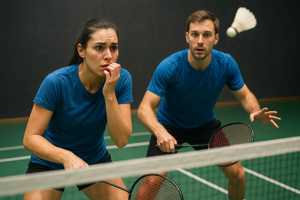 Badminton en double : gérer la peur de « faire perdre ton partenaire » quand la pression monte