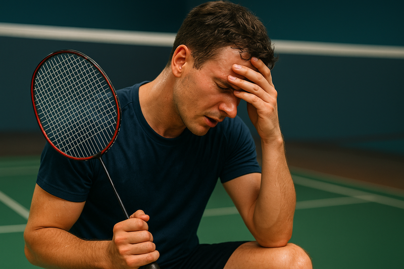 Stress, tremblements, sueurs : que faire quand ton corps te lâche le jour du match de badminton