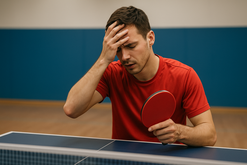 Gérer le trac en compétition de ping-pong : techniques simples de respiration et d’auto-discours pour rester calme