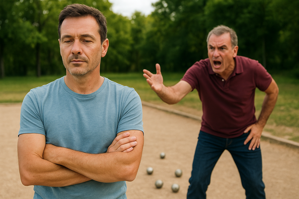 Comment garder ton calme face aux joueurs toxiques et aux provocations sur un terrain de pétanque