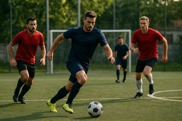 Foot à 5 et foot à 7 : développer une grosse condition physique sans devenir un coureur de fond