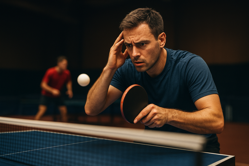 Tennis de table : comment rester lucide face aux jeux “pourris” et aux styles qui vous déstabilisent