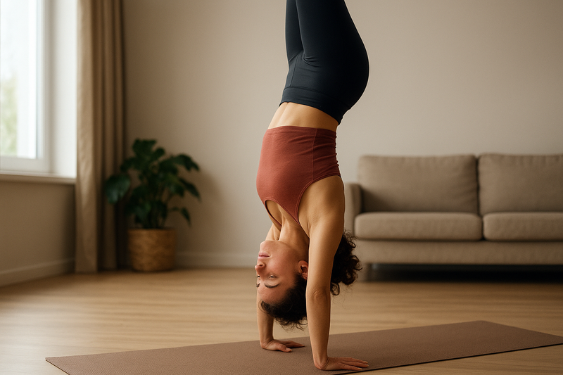 Handstand pour cerveaux surchargés : utiliser l’équilibre sur les mains pour calmer le mental qui tourne en boucle