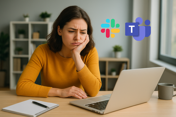 Toujours disponible sur Slack et Teams ? Comment couper (sans passer pour le collègue toxique)