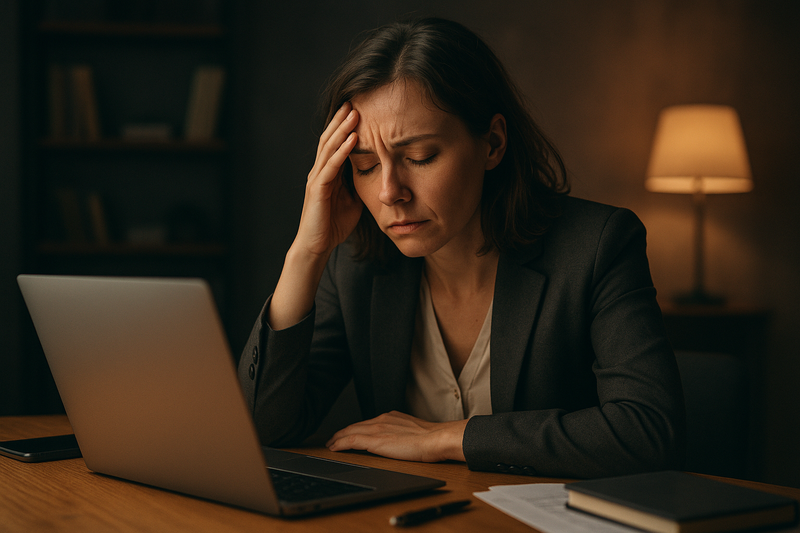 Burn-out silencieux : les signes que ta “disponibilité permanente” est en train de te détruire