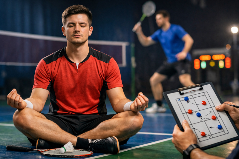 Gérer la pression en match de badminton : techniques mentales des joueurs stratèges