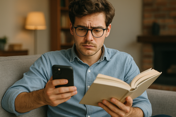 Pourquoi tu n’arrives plus à lire un livre sans regarder ton téléphone toutes les 3 minutes