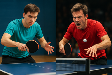 Pourquoi tu joues mieux à l’entraînement qu’en match : analyse mentale spécifique au tennis de table