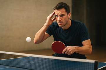 Surmonter les trous d’air en plein match de ping-pong : protocole mental en 5 étapes