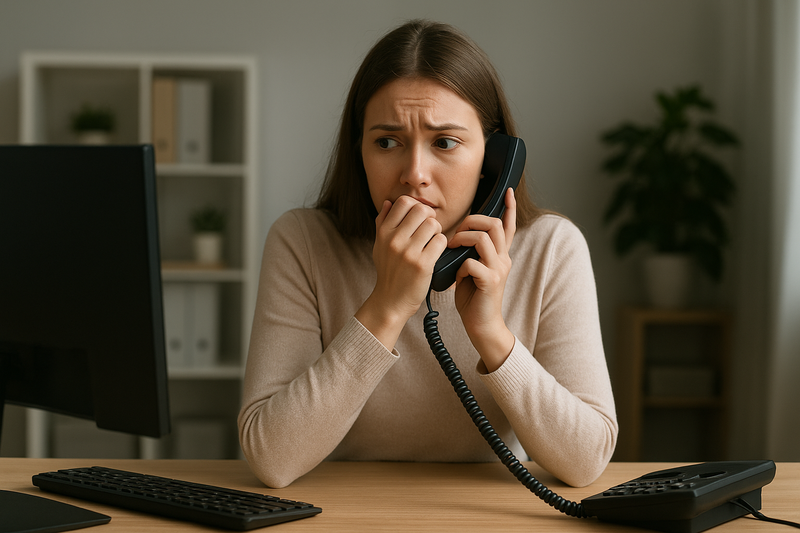 Travailler en service client quand on a peur du téléphone : est-ce possible et comment s’y préparer réellement