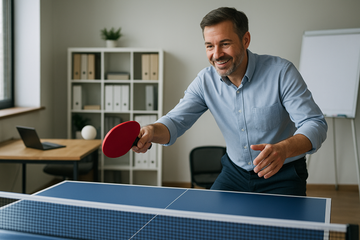 Tennis de table et travail : comment intégrer 2 à 3 séances de ping-pong par semaine dans un agenda chargé