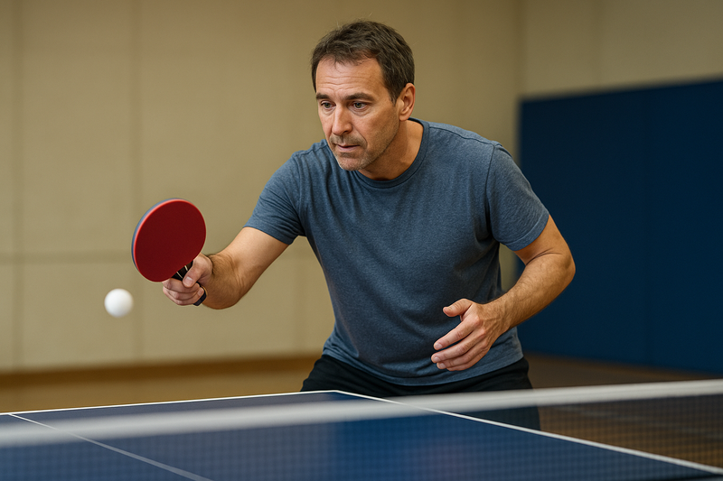 Comment structurer une séance d’entraînement de ping-pong de 1 heure pour un adulte débutant