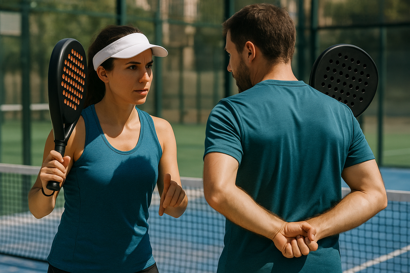 Les signaux tactiques secrets à utiliser avec ton partenaire au padel