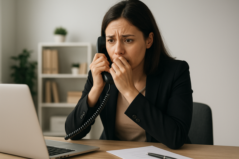 Phobie du téléphone et recherche d’emploi : comment passer ses appels de prospection et réussir ses entretiens