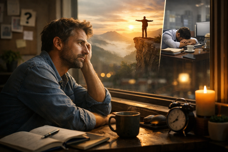 Test : es-tu vraiment en crise existentielle ou juste fatigué de ta routine ? Les 5 questions qui changent tout
