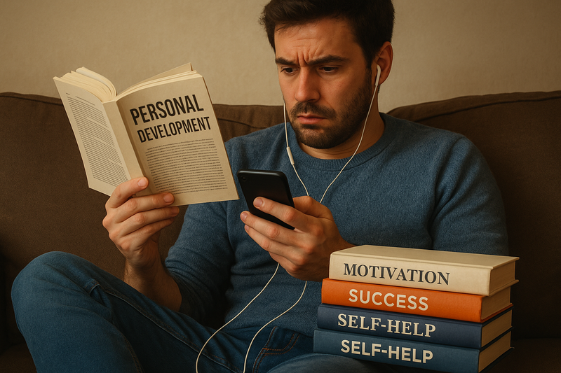 Surconsommation de contenu “développement personnel” : quand se former devient une nouvelle addiction