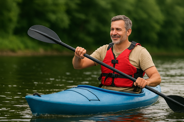 Canoë-kayak pour les plus de 40 ans : adapter sa technique pour préserver ses articulations et garder le plaisir de pagayer